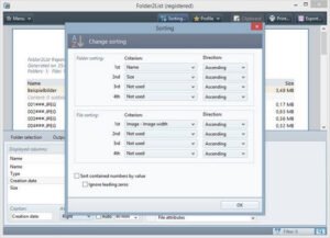 Download Gillmeister Folder2List - folder listing software